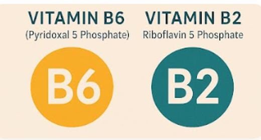 Vitamin B6 and B2