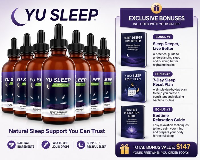 Yu Sleep bottles with exclusive bonuses